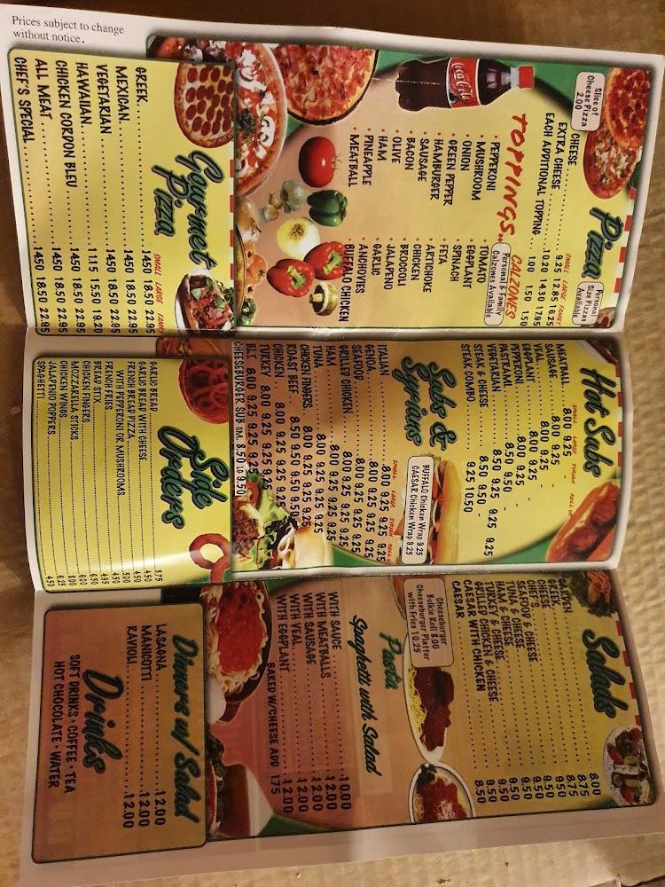Sunapee Pizza Chef Menu image 1